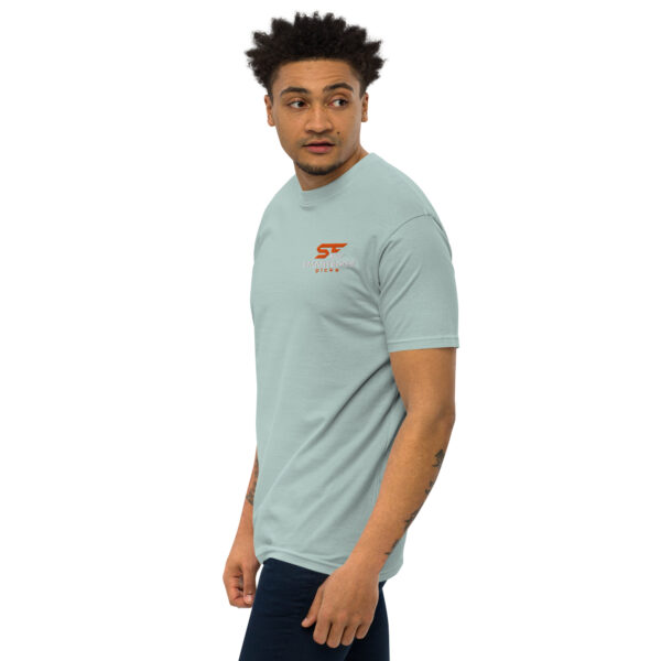 Embroidered Men's Premium Heavyweight T-Shirt - Image 22