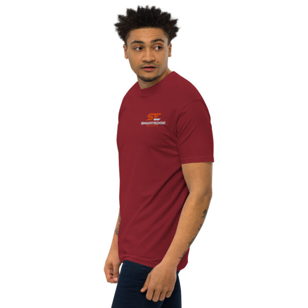 Embroidered Men's Premium Heavyweight T-Shirt - Image 12