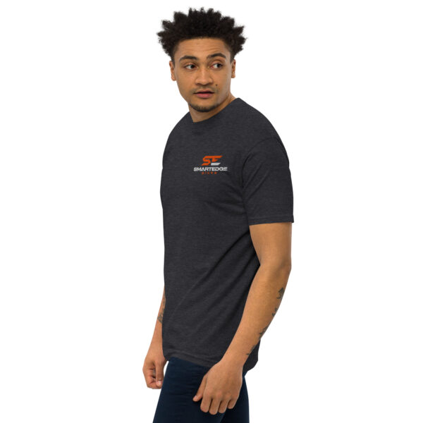 Embroidered Men's Premium Heavyweight T-Shirt - Image 7