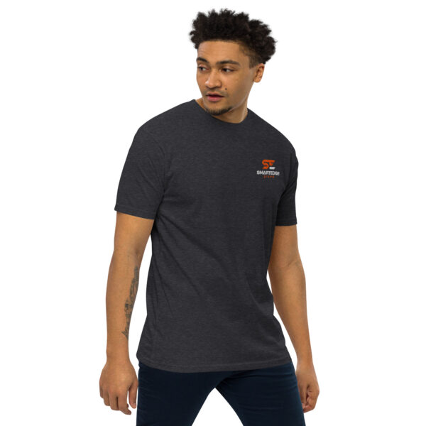 Embroidered Men's Premium Heavyweight T-Shirt - Image 9